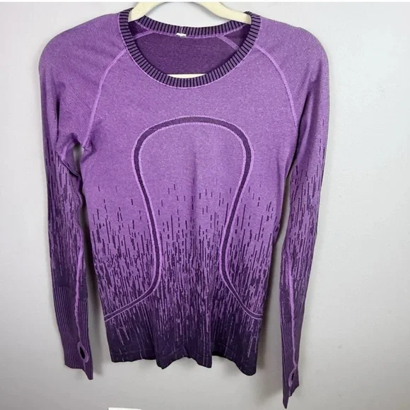 Lululemon Run Swiftly Heathered Regal Plum Top - Picture 7 of 10